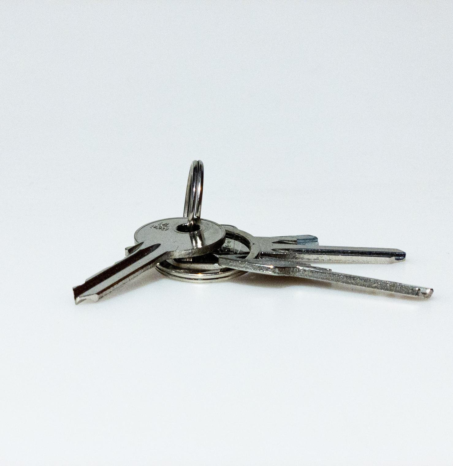 three silver keys